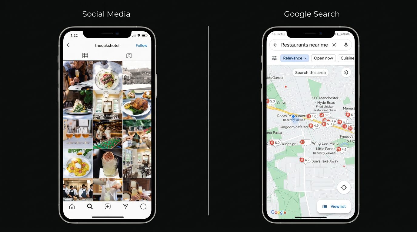Why Google Search Beats Social Media for Local Businesses